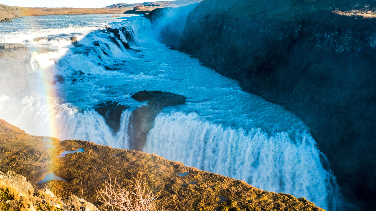 Gulfoss in Autumn in Iceland.