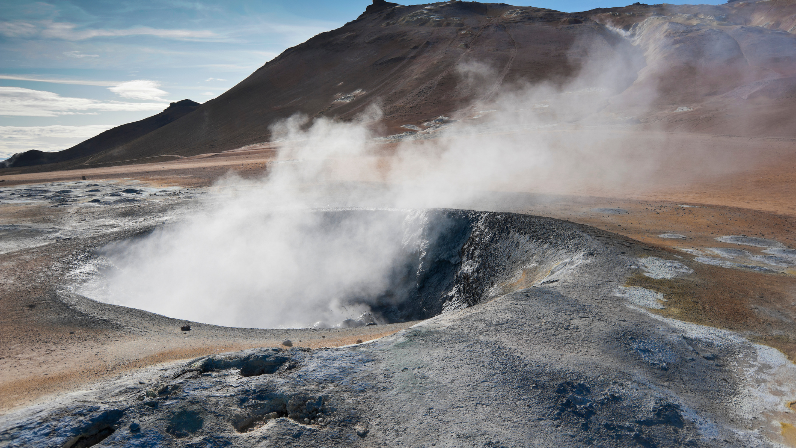 Geothermal geyser in Iceland