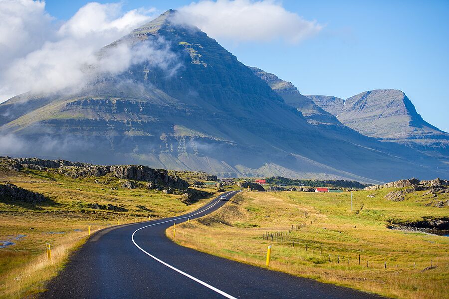 Ring Road Route 1 in Iceland.